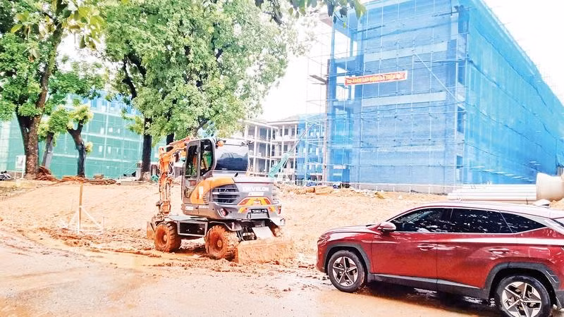 Các khối nhà học mới của Trường phổ thông vùng cao Việt Bắc sẽ được hoàn thiện, đưa vào sử dụng từ đầu năm học mới 2026-2027. 