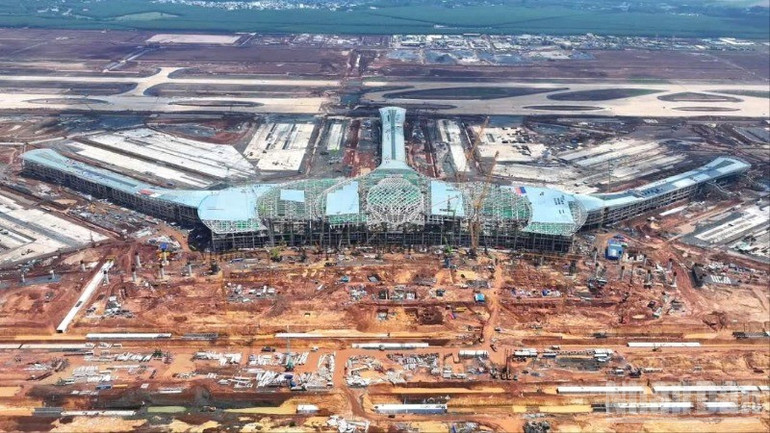 Cảng hàng không quốc tế Long Thành dự kiến sẽ cơ bản hoàn thành vào cuối năm 2025. ndo_br_1-7102.jpg