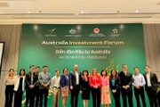 Các đại biểu Việt Nam-Australia và diễn giả tại Diễn đàn Đầu tư Australia 2023.