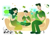 Miễn phí phát hành thẻ phụ đối với gói gia đình VCB Family