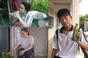 3 khách hàng may mắn trúng giải 100 triệu đồng đầu tiên khi giải khát với Trà Xanh Không Độ trong hè năm nay.