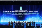 Năm 2022, HABECO nhận danh hiệu sản phẩm đạt Thương hiệu Quốc gia Việt Nam lần thứ 6 liên tiếp.