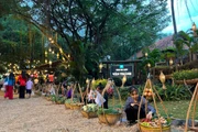 Góc chợ quê tại Lễ hội Văn hóa ẩm thực, Món ngon Saigontourist Group 2022.