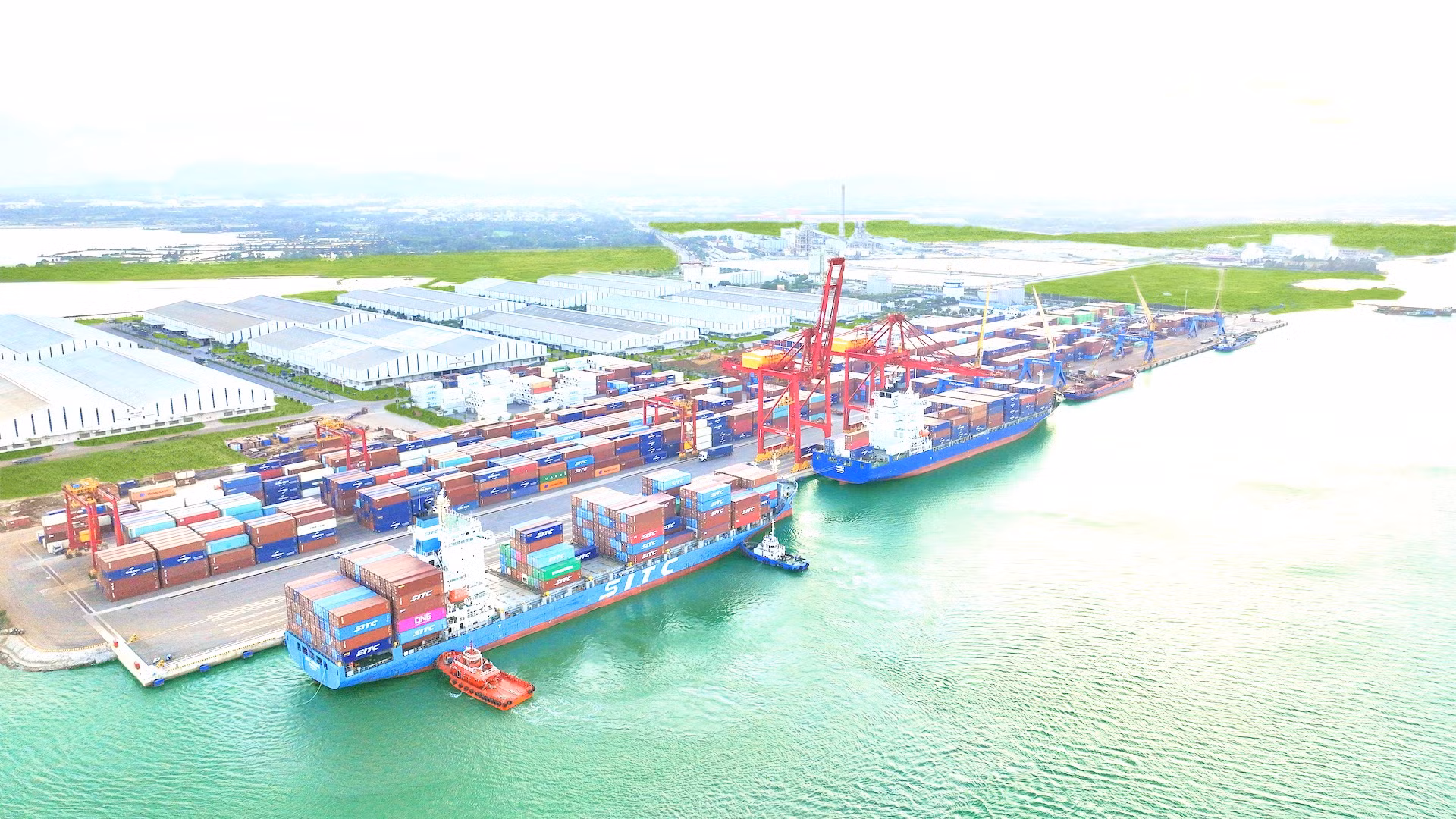 Cảng Quốc tế Chu Lai. (Ảnh: Chu Lai-Trường Hải)