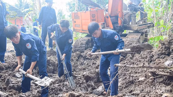 Đội K91 phát hiện một bộ hài cốt tại ấp Hòa Thuận, xã Phú Hựu.