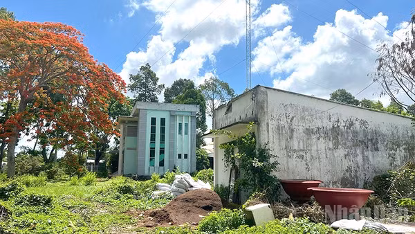 Hiện trường vụ tai nạn lao động.