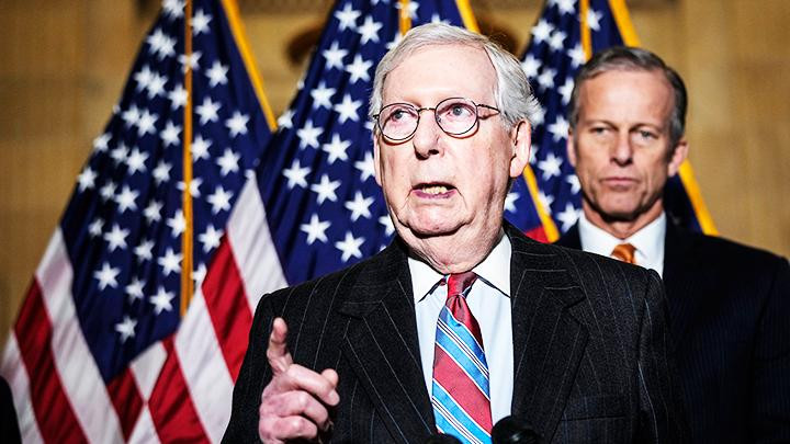 Ông Mitch McConnell khẳng định Quốc hội Mỹ vẫn bất đồng về vấn đề ngân sách. Ảnh: CNN
