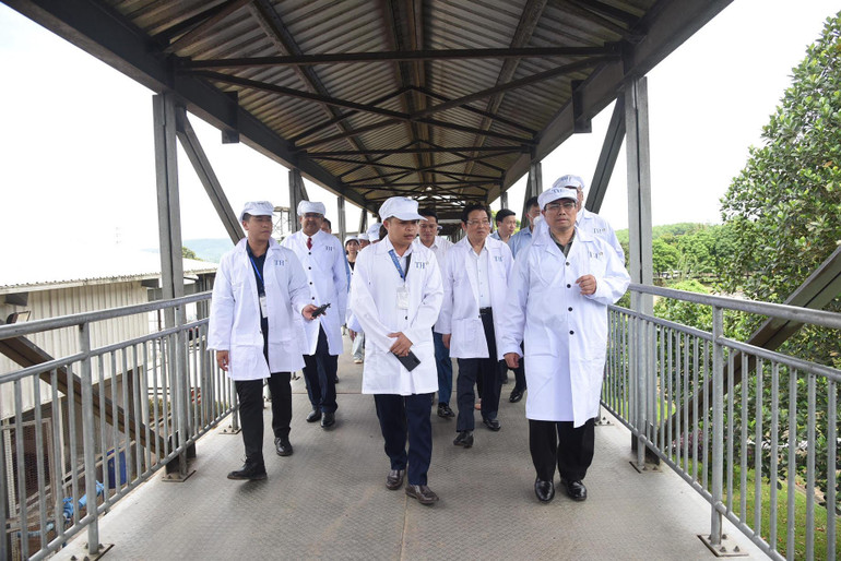 Thủ tướng Phạm Minh Chính tham quan Trang trại chăn nuôi bò sữa tập trung, ứng dụng công nghệ cao của Tập đoàn TH