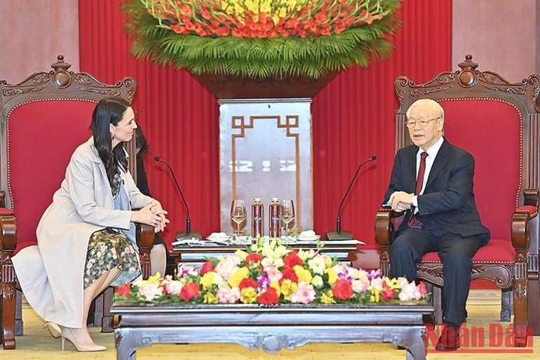 Chuyến thăm Việt Nam của Thủ tướng Jacinda Ardern góp phần tăng cường quan hệ hợp tác tốt đẹp giữa hai nước Việt Nam và New Zealand.