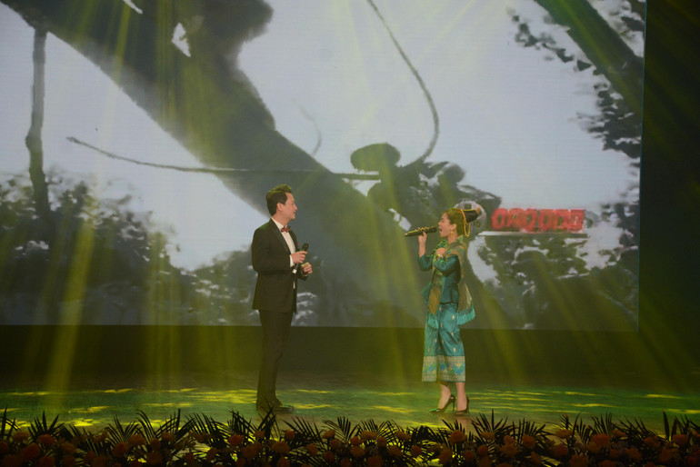 Một tiết mục văn nghệ tại chương trình.