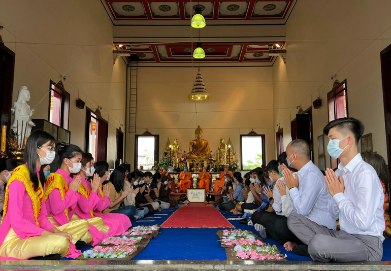 Quang cảnh buổi lễ.