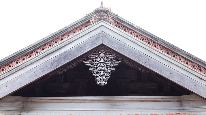 Hoa văn thời Hậu Lê được thể hiện trên các công trình kiến trúc.