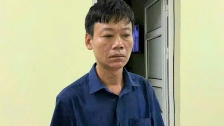 Bùi Văn Việt, Trưởng phòng Tài nguyên và Môi trường huyện Lạc Sơn. (Ảnh: Công an tỉnh Hòa Bình)