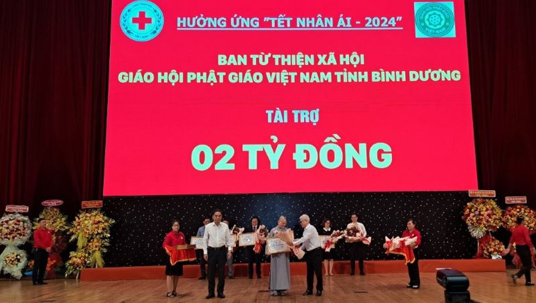 Các tổ chức, cá nhân, đơn vị, doanh nghiệp, nhà hảo tâm ủng hộ các hoạt động nhân đạo và chăm lo Tết cho người dân khó khăn dịp Xuân Giáp Thìn 2024.