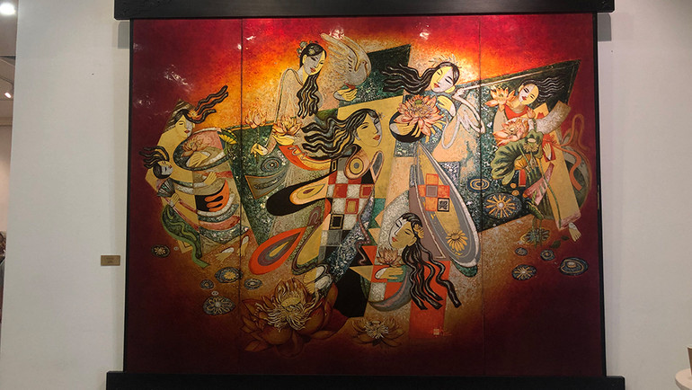 Tranh "Nhịp thời gian".