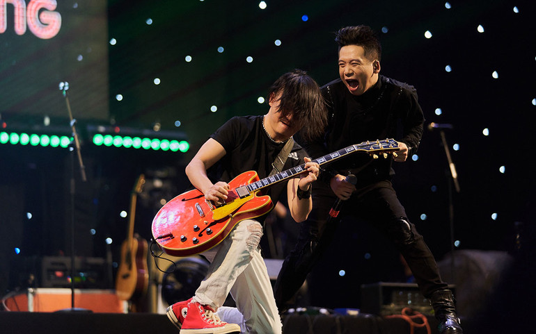 Những phút thăng hoa của nghệ sĩ.