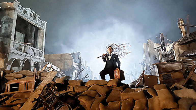 Diễn viên Doãn Quốc Đam trong phim.