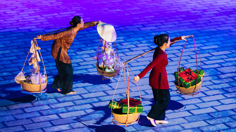 Chương trình có cả sự tham gia của người dân thành phố.