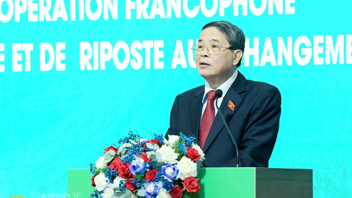 Phó Chủ tịch Quốc hội Nguyễn Đức Hải – Trưởng Ban Tổ chức Hội nghị Ban Chấp hành APF phát biểu bế mạc Diễn đàn. (Ảnh: Báo Đại biểu nhân dân) Phó Chủ tịch Quốc hội Nguyễn Đức Hải – Trưởng Ban Tổ chức Hội nghị Ban Chấp hành APF phát biểu bế mạc Diễn đàn. (Ảnh: Báo Đại biểu nhân dân)