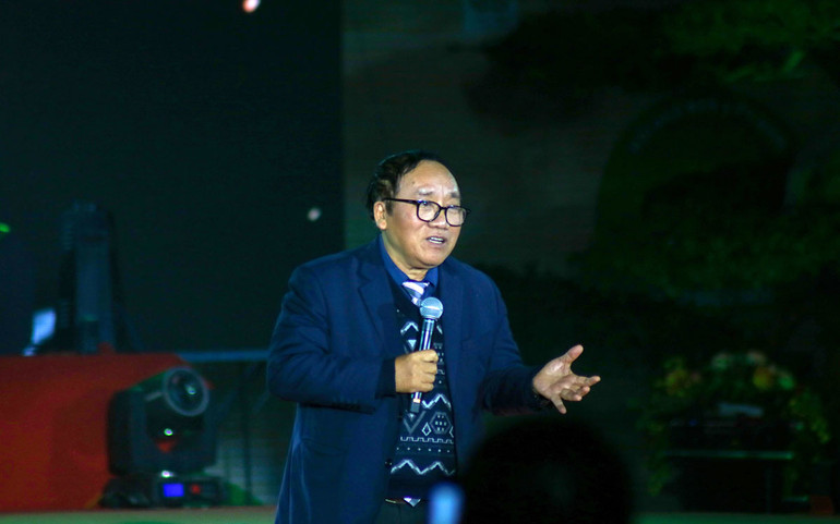 Nhà thơ Trần Đăng Khoa, Phó Chủ tịch Hội Nhà văn Việt Nam, chia sẻ về Ngày thơ và đọc thơ.