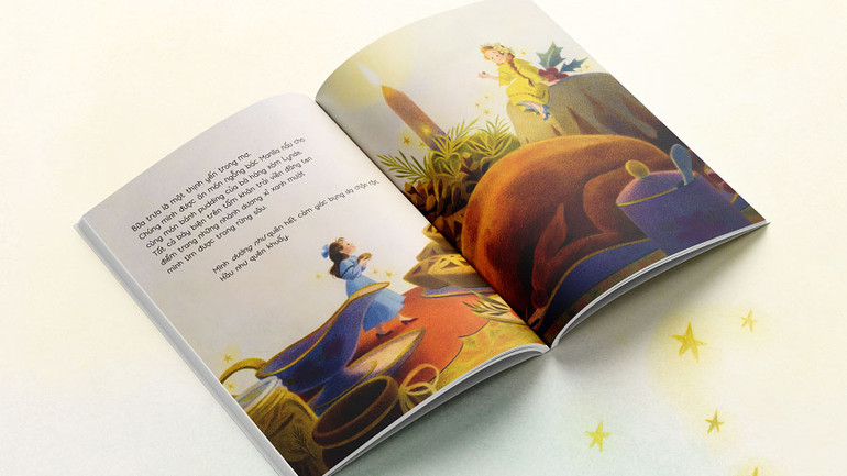 Truyện được minh họa gần gũi, tươi trẻ.