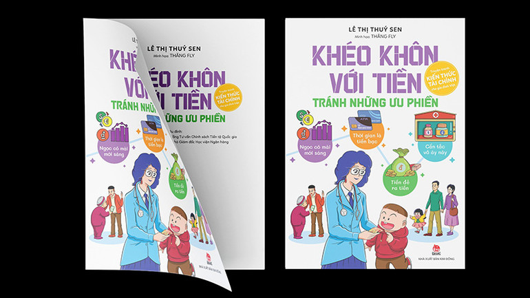 Cuốn truyện tranh “Khéo khôn với tiền – Tránh những ưu phiền”. (Ảnh: Nhà xuất bản Kim Đồng)