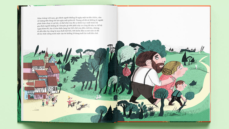 Một bức minh họa trong “Ngay cả kẻ xấu cũng có nỗi niềm riêng”.