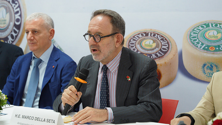 Ngài Marco della Seta, Đại sứ Italia tại Việt Nam chia sẻ về sự kiện.