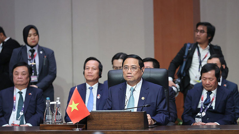 Thủ tướng Phạm Minh Chính dự và phát biểu tại hội nghị. Thủ tướng Phạm Minh Chính dự và phát biểu tại hội nghị.