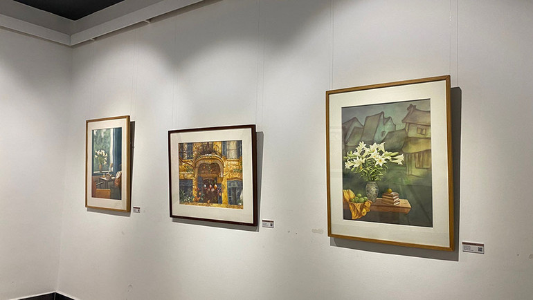 Các tác phẩm của họa sĩ Cường Nguyễn.