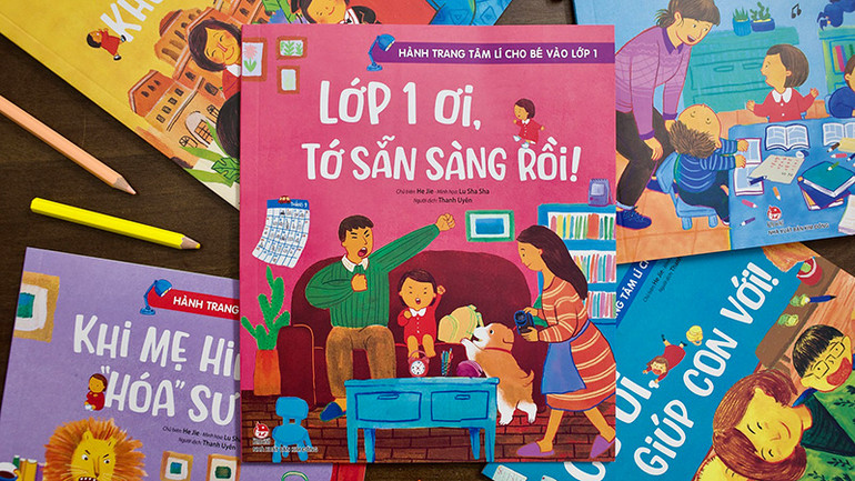 Bộ sách “Hành trang tâm lí cho bé vào lớp 1”