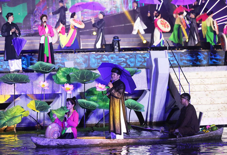 Một tiết mục trong chương trình nghệ thuật.