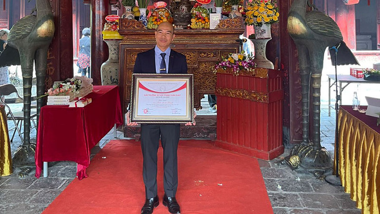 Tiến sĩ Trần Xuân Thanh giành giải nhất.