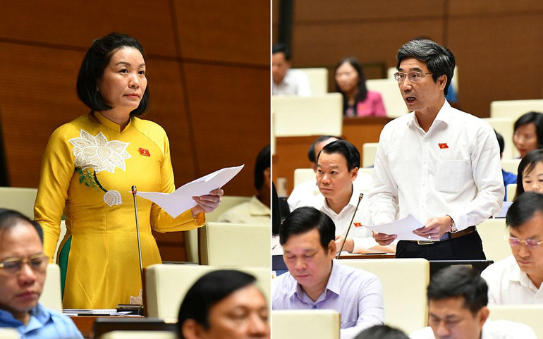 Tại các phiên thảo luận, các đại biểu Quốc hội đóng góp sôi nổi nhiều ý kiến có giá trị, mang tính thực tiễn từ cuộc sống hằng ngày của người dân.
