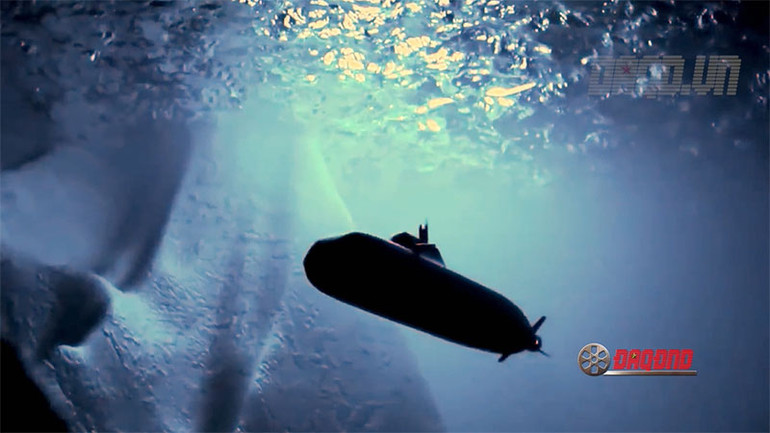 Phim "Thép trong lòng biển sâu". (Ảnh chụp màn hình)