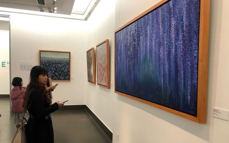 Các tác phẩm của họa sĩ Hoàng Chúc Anh.