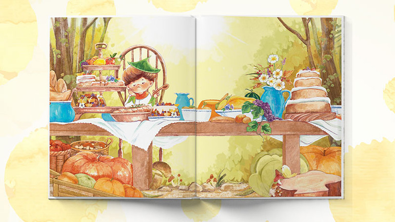 Sách được minh họa bằng những bức vẽ dễ thương, xinh xắn.