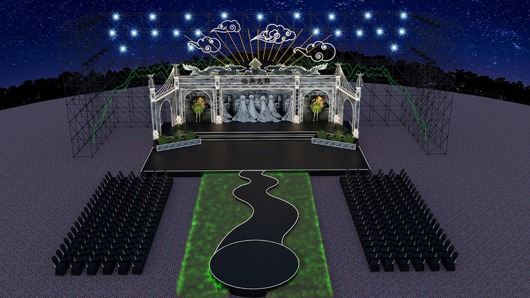 Thiết kế sân khấu.