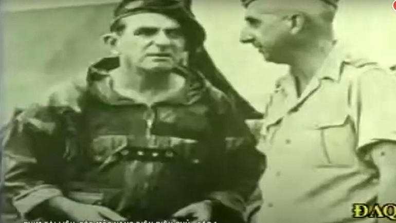 Cảnh trong phim "Cột mốc vàng Điện Biên Phủ".