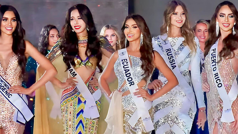 Lê Nguyễn Ngọc Hằng tại đêm chung kết. (Ảnh:Missology)