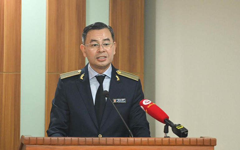 Tổng Kiểm toán Ngô Văn Tuấn phát biểu tại hội nghị.