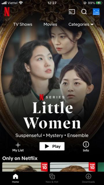 Trưa 5/10, bộ phim vẫn còn trên nền tảng Netflix. (Ảnh chụp màn hình)