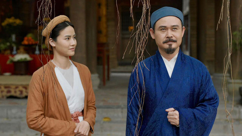 Phục trang thuần Việt trong phim "Hồng Hà nữ sĩ". (Ảnh: Đoàn làm phim)