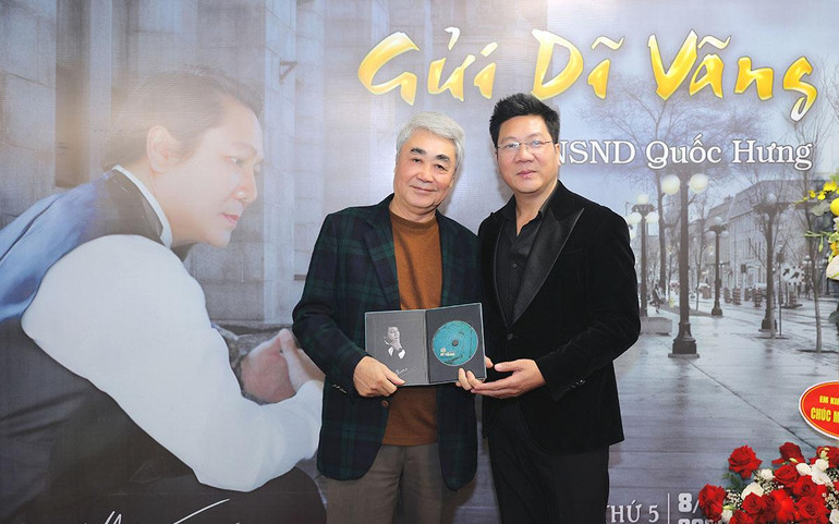 NSND Quang Thọ và NSND Quốc Hưng.