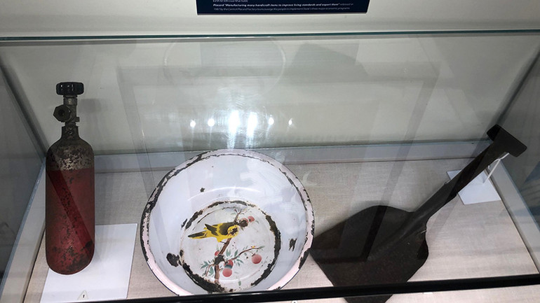 Chiếc chậu men của đội nữ công trình 609.