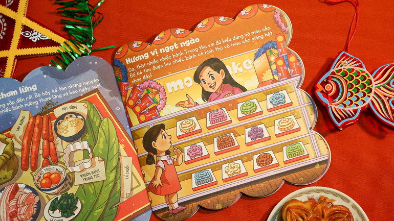 Cuốn sách “Em vui Tết Trung thu”.