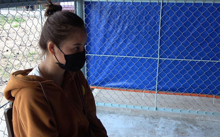 Cơ quan công an làm việc với đối tượng Nguyễn Thị Lương.