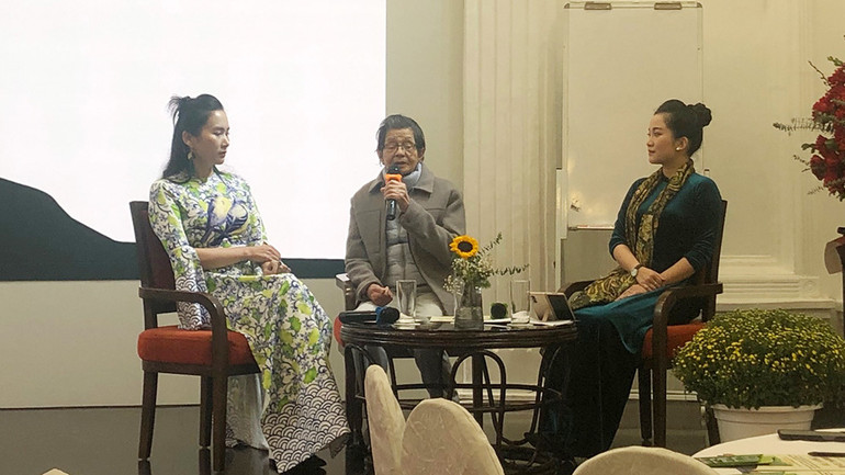 GS.TSKH Lê Đình Phái chia sẻ về cuốn sách. GS.TSKH Lê Đình Phái chia sẻ về cuốn sách.