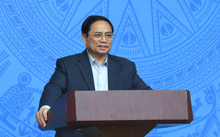 Thủ tướng Phạm Minh Chính phát biểu chỉ đạo Hội nghị.