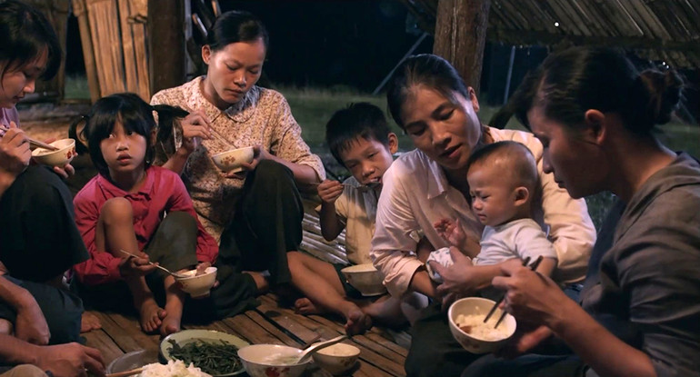 Gia Bảo trong một cảnh phim.